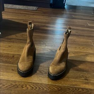 Sam Edelman Tan Ankle Boots